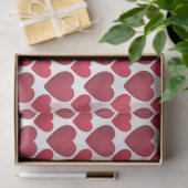 Romantisches Herzinfarktpapier Seidenpapier (Geschenk)