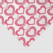 Romantisches Herzinfarktpapier Seidenpapier (Ausschnitt)