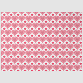 Romantisches Herzinfarktpapier Seidenpapier