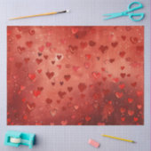 Romantisches Herzinfarktpapier Seidenpapier (Basteln)