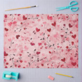 Romantisches Herzinfarktpapier Seidenpapier (Basteln)