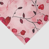 Romantisches Herzinfarktpapier Seidenpapier (Ausschnitt)