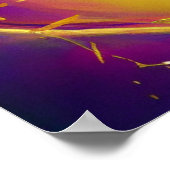 Romantisches Herzplakat Poster (Ecke)