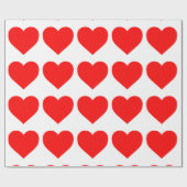 ROMANTISCHES HERZSCHRAPPPAPIER GESCHENKPAPIER (Flach)
