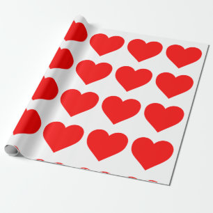ROMANTISCHES HERZSCHRAPPPAPIER GESCHENKPAPIER