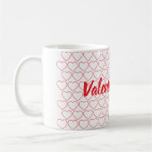 Romantisches Herztalent-Tagesdesign Kaffeetasse (Links)