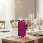 Romantisches Hochzeitsfeierprogramm Programm