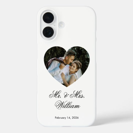 Romantisches Hochzeitsgeschenk Stilvoll Premium Case-Mate iPhone Hülle (Rückseite)