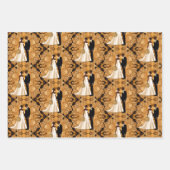 Romantisches Hochzeitspaar in der Liebe Geschenkpapier Set (Vorderseite 3)
