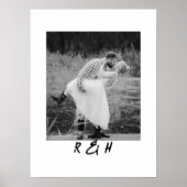 Romantisches Hochzeitsportrait mit Nachrichtenjubi Poster (Vorne)