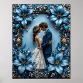 Romantisches Hochzeitsportrait Poster (Vorne)
