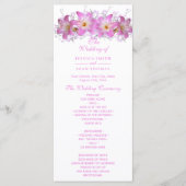 Romantisches Hochzeitsprogramm Belladonna Lilies Programm (Vorderseite)
