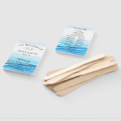 Romantisches Hochzeitsprogramm Tides Fächer (Non-assembled)