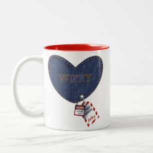 Romantisches Hubby Wifey Electric Lockout Tagout H Zweifarbige Tasse