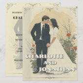 Romantisches Jahrgang Hochzeit (Vorne/Hinten)