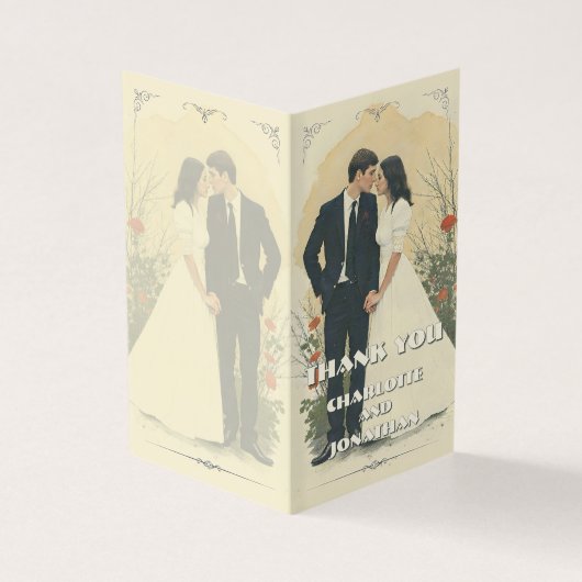 Romantisches Jahrgang Hochzeit (Vorderseite)