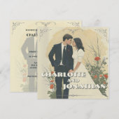 Romantisches Jahrgang Hochzeit (Vorne/Hinten)