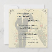 Romantisches Jahrgang Hochzeit (Rückseite)