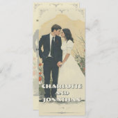 Romantisches Jahrgang Hochzeit (Vorne/Hinten)