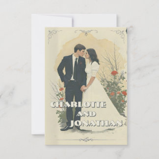 Romantisches Jahrgang Hochzeit