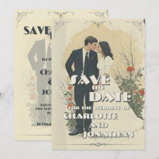 Romantisches Jahrgang Hochzeit Lucca Art Cards
