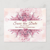 Romantisches Japan Pink Cherry Blossom Save the Da (Vorderseite)