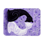 Romantisches Jubiläumsmagnet mit Couple Cat Magnet (Horizontal)