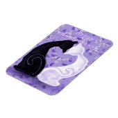 Romantisches Jubiläumsmagnet mit Couple Cat Magnet (Linke Seite)