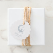 Romantisches Kittens Couple auf der Mondmonogramm Geschenkanhänger (Mit Box)