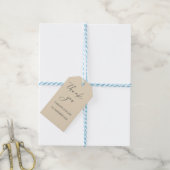 Romantisches klassisches Hochzeitsgeschenk-Tag Geschenkanhänger (Mit Garn)