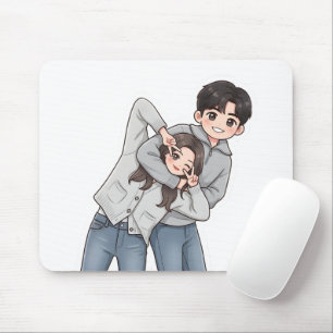 Romantisches Koreanisches Drama Süße Geste eines P Mousepad