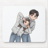 Romantisches Koreanisches Drama Süße Geste eines P Mousepad (Vorne)