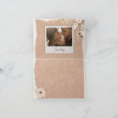 Romantisches Kraft Scrapbook Foto Valentinstag Karte (Innenseite)