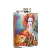 ROMANTISCHES LADY MIT PEACOCK FEATHER FLACHMANN (Rechts)