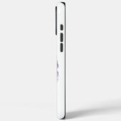 Romantisches Lavendel-Weiße Pferd Case-Mate iPhone Hülle (Rückseite / Links)