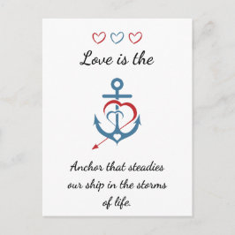 Romantisches Liebe Gedicht Modernes Valentinin Postkarte