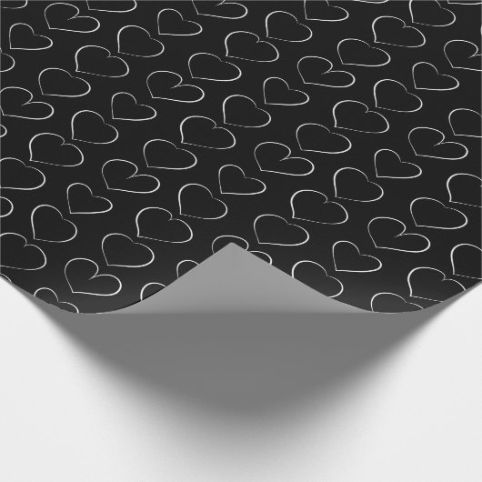 ROMANTISCHES LIEBE-HERZBUCH GESCHENKPAPIER (Ecke)