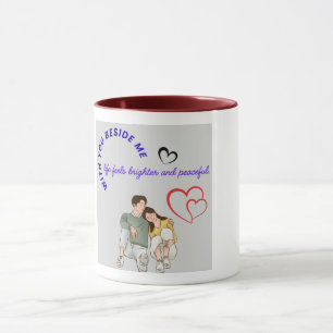 Romantisches Liebes-Tassen-Design Tasse