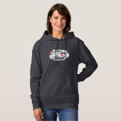 Romantisches Liebeszitat Hoodie (Vorne ganz)