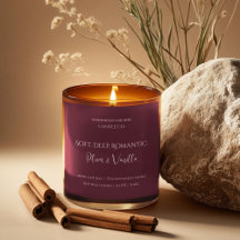 Romantisches Luxus-Liebesdesign - Velvet Kiss Kerz