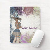 Romantisches Mädchen der englischen Rose Mousepad (Mit Mouse)