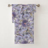 Romantisches Mauve Wattle & Eucalyptus Badtuch Set (Insitu)