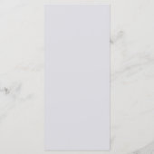 Romantisches Menü "Watercolor Lilacs Wedding" Menükarte (Rückseite)