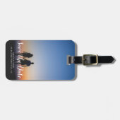 Romantisches modernes der kundenspezifischen gepäckanhänger (Vorderseite horizontal)