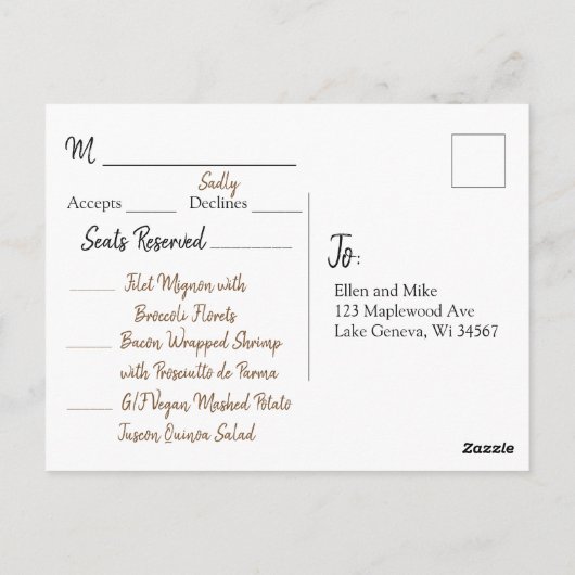 Romantisches Mondlicht und Lanterne in UAWG Postkarte (Rückseite)