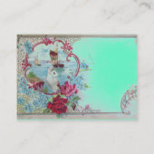 ROMANTISCHES MONOGRAMM VISITENKARTE (Rückseite)