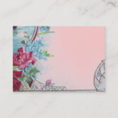 ROMANTISCHES MONOGRAMM VISITENKARTE (Rückseite)