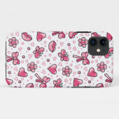 romantisches Muster Case-Mate iPhone Hülle (Rückseite (Horizontal))