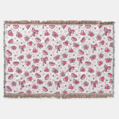 romantisches Muster Decke (Vorderseite)