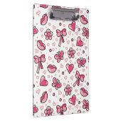 romantisches Muster Klemmbrett (Rechts)